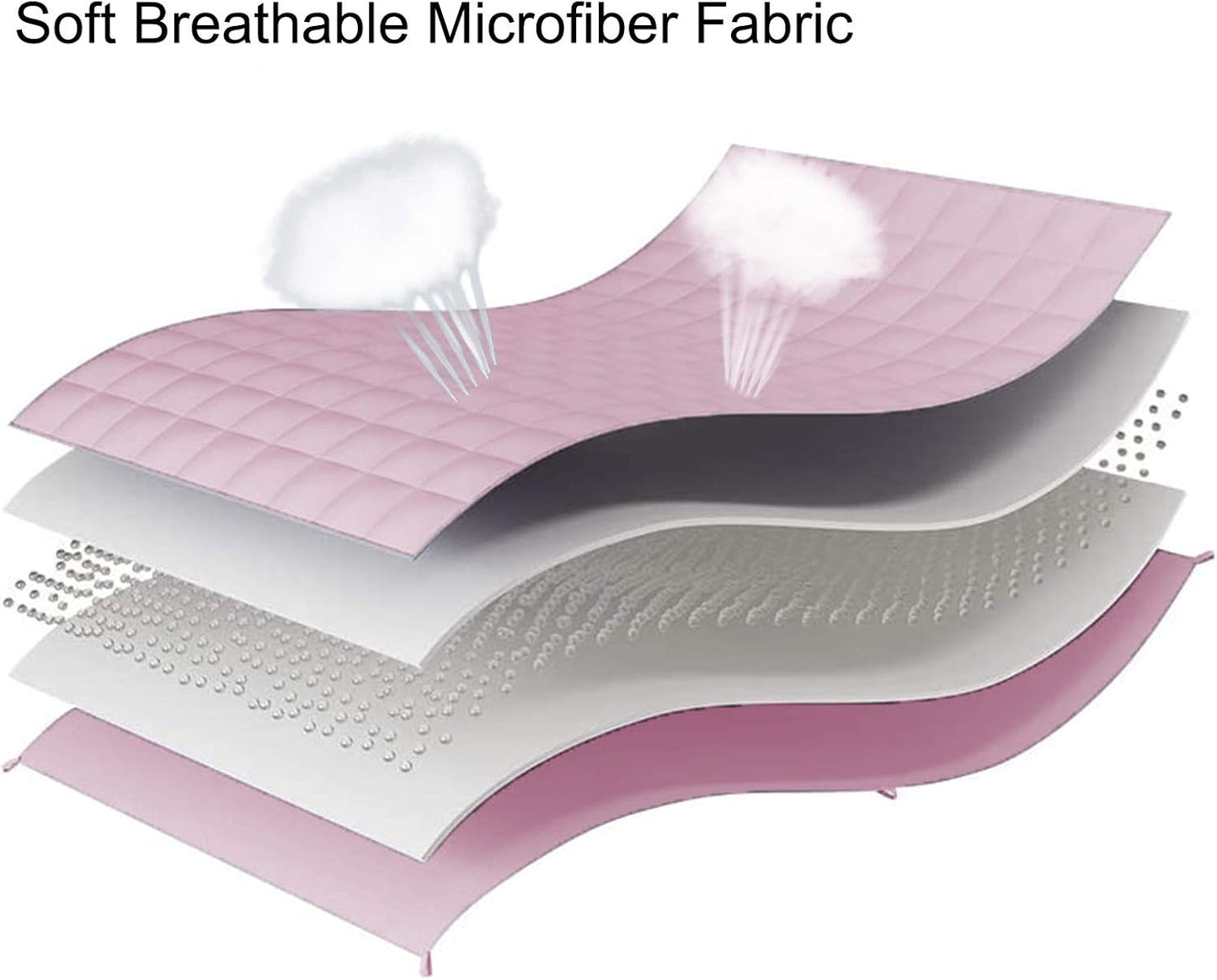 L'AGRATY Weighted Blanket - 60"x80" 20lbs Cooling Breathable Heavy Blanket Microfiber Material with Glass Beads Big Blanket for Adult All-season Summer Fall Winter Soft Thick Comfort Blanket