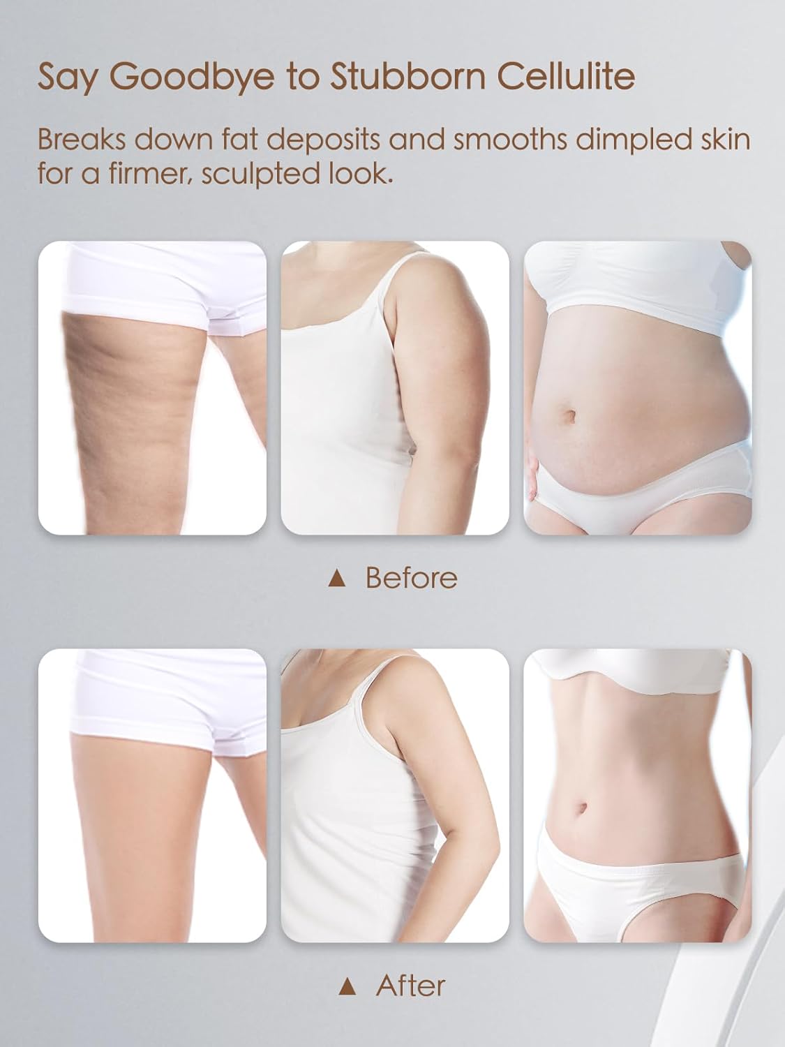 Lymphatic Drainage Massager & Anti Cellulite Massage Tool, Helps Reduce Stretch Marks & Cellulite, for Legs, Arms & Belly, Body Sculpting Machine with Microcurrent, Light, Heat & Vibration,Red