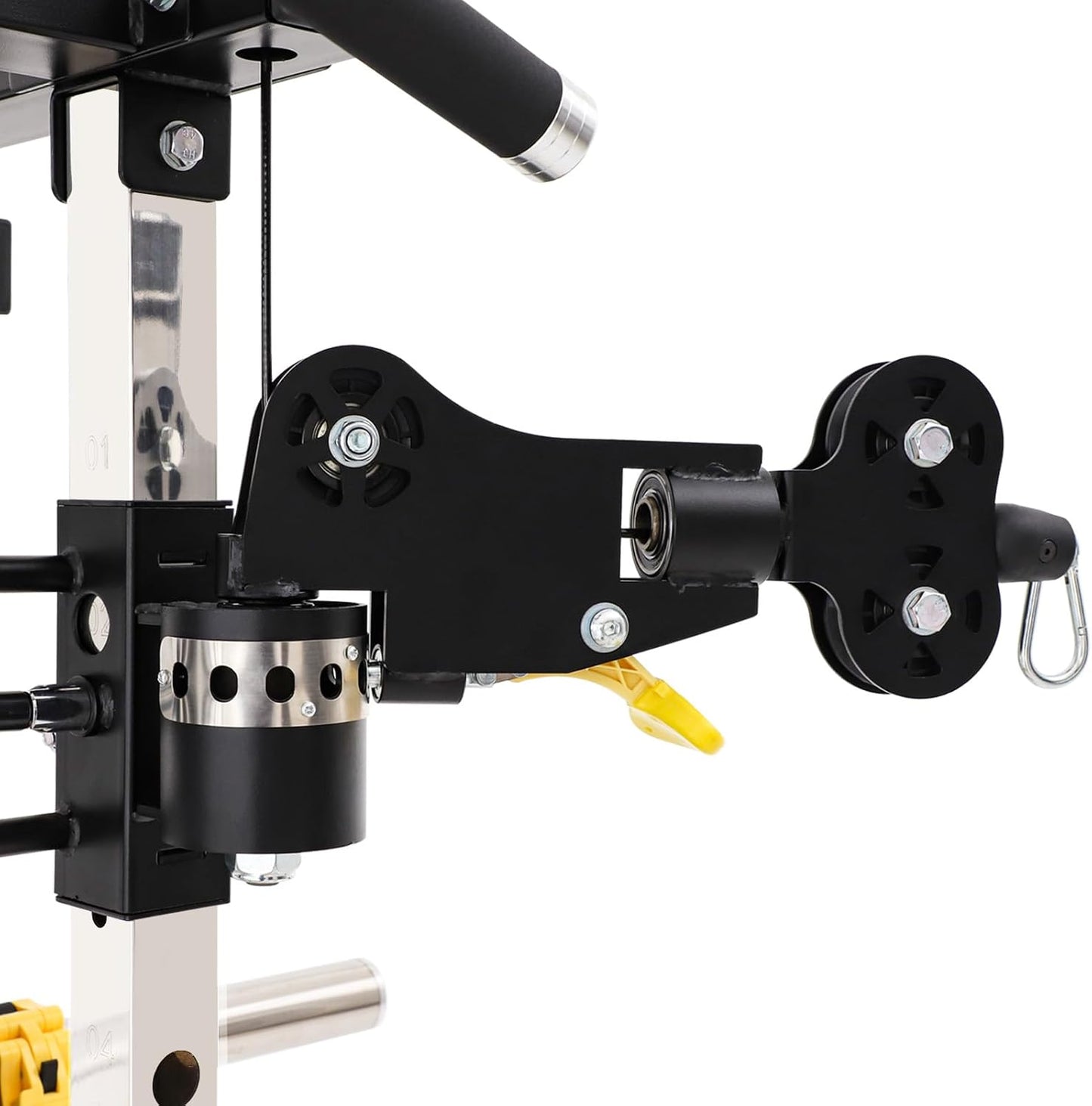 Altas Strength Light Commercial Smith Machine Home Gym with Pulley System Squat Rack Pull-Up Bar Total Body Cage Workout Equipment Tower Weight Lifting Leg Press Strength Training 3087B