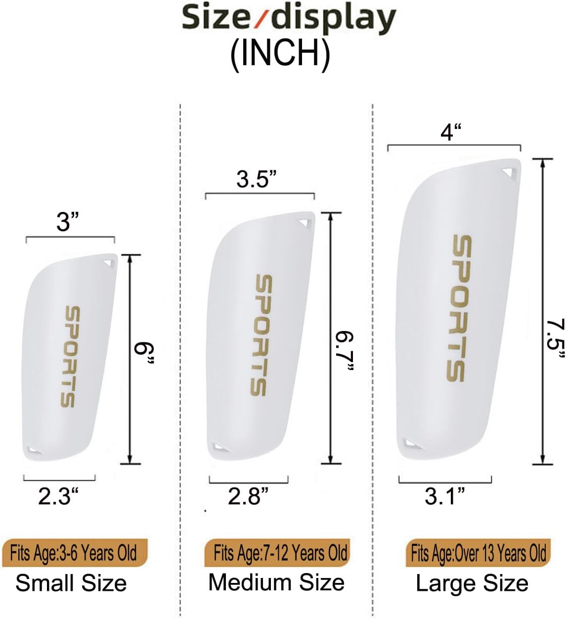 Soccer Shin Guards for Kid Youth Teen Adult - Shin Guards Sleeves with Inserted Pocket Cushion Protection Reduce Shocks and Injuries for TeamSports
