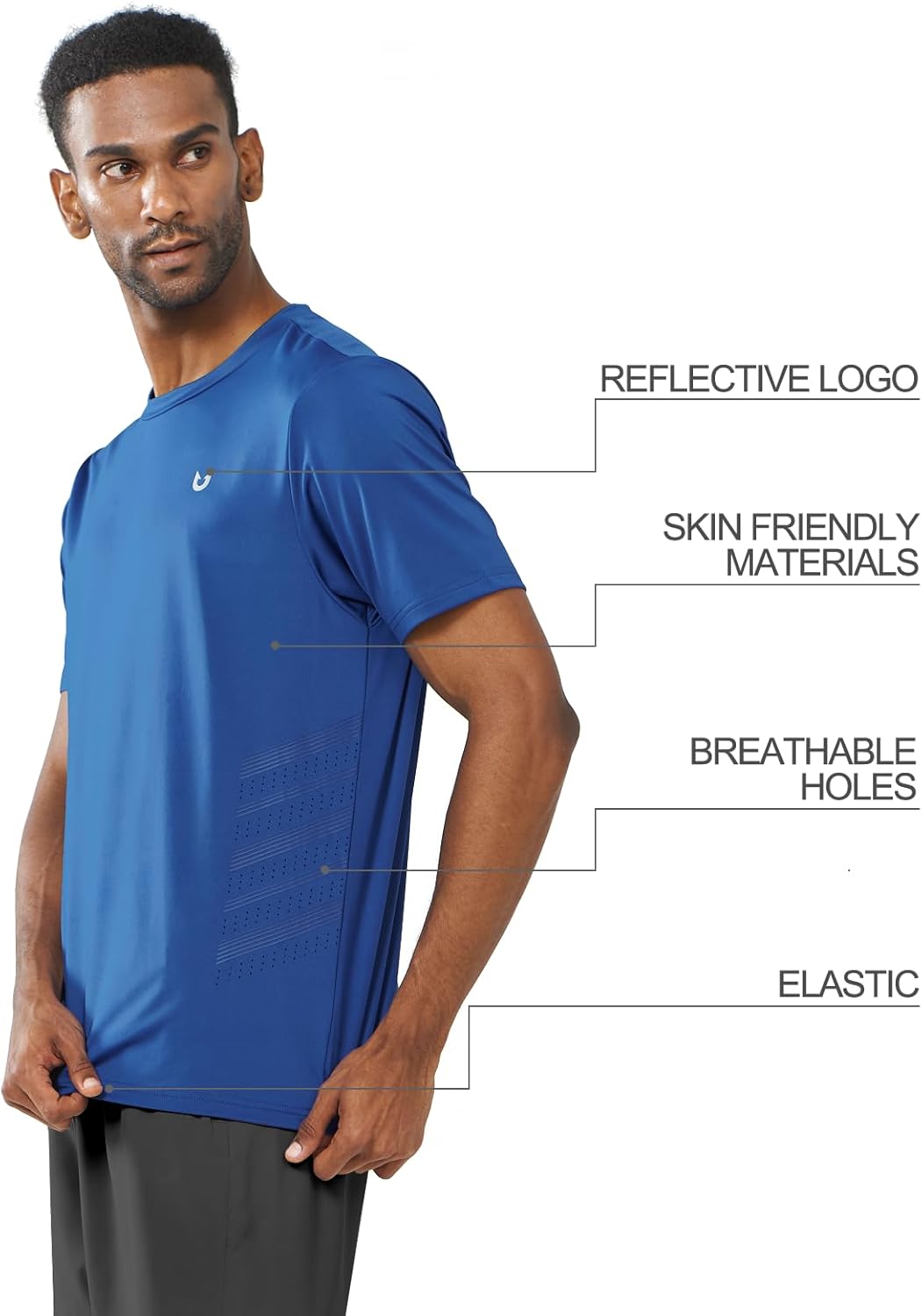 NORTHYARD Breathable 2.0™ Men's Athletic Workout T-Shirt