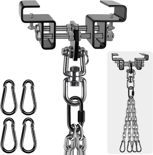 BeneLabel Punching Bag Hanger, Heavy Bag Mount, Boxing Bag Kit, Holder, Wall Mount, Accessories for Beam, 400KG Capacity