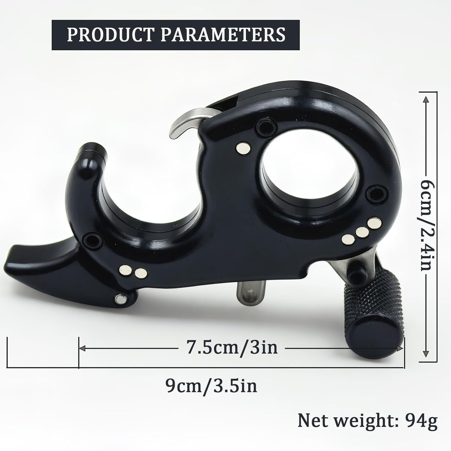 Bow Release for Compound Bow 360° Rotatable Thumb Release for Compound Bow Archery Trigger Release