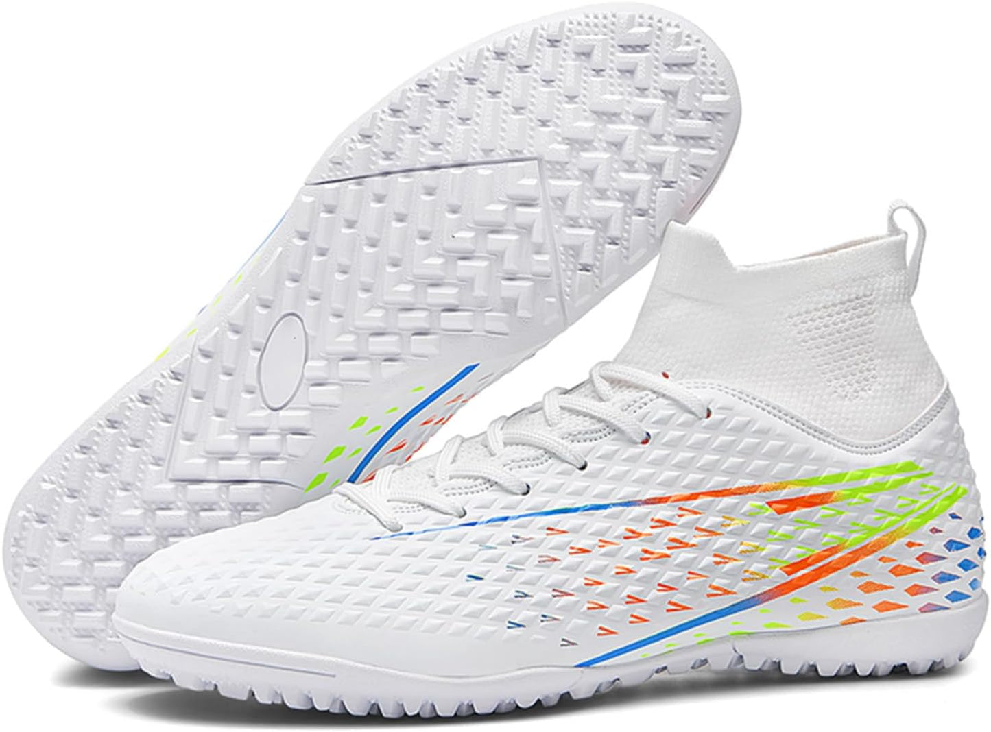 Mens Soccer Cleats Womens Indoor Soccer Shoes Wide Baseball Turf Shoes Adult Youth Rugby Shoes Big Boys Small Spikes AG TF Football Boots