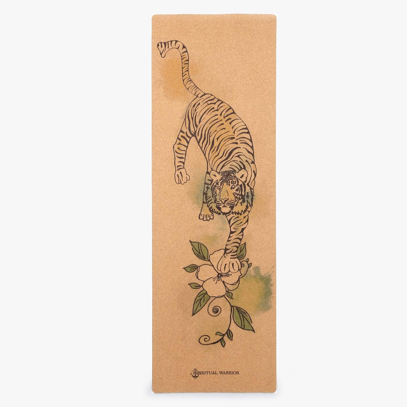 Cork Yoga Mat - Artist Designed, Premium Printed Eco-Friendly Non-Slip mat, Great for Regular & Hot Yoga, Pilates, Workouts 72 inch x 24 inch x 3mm Thick