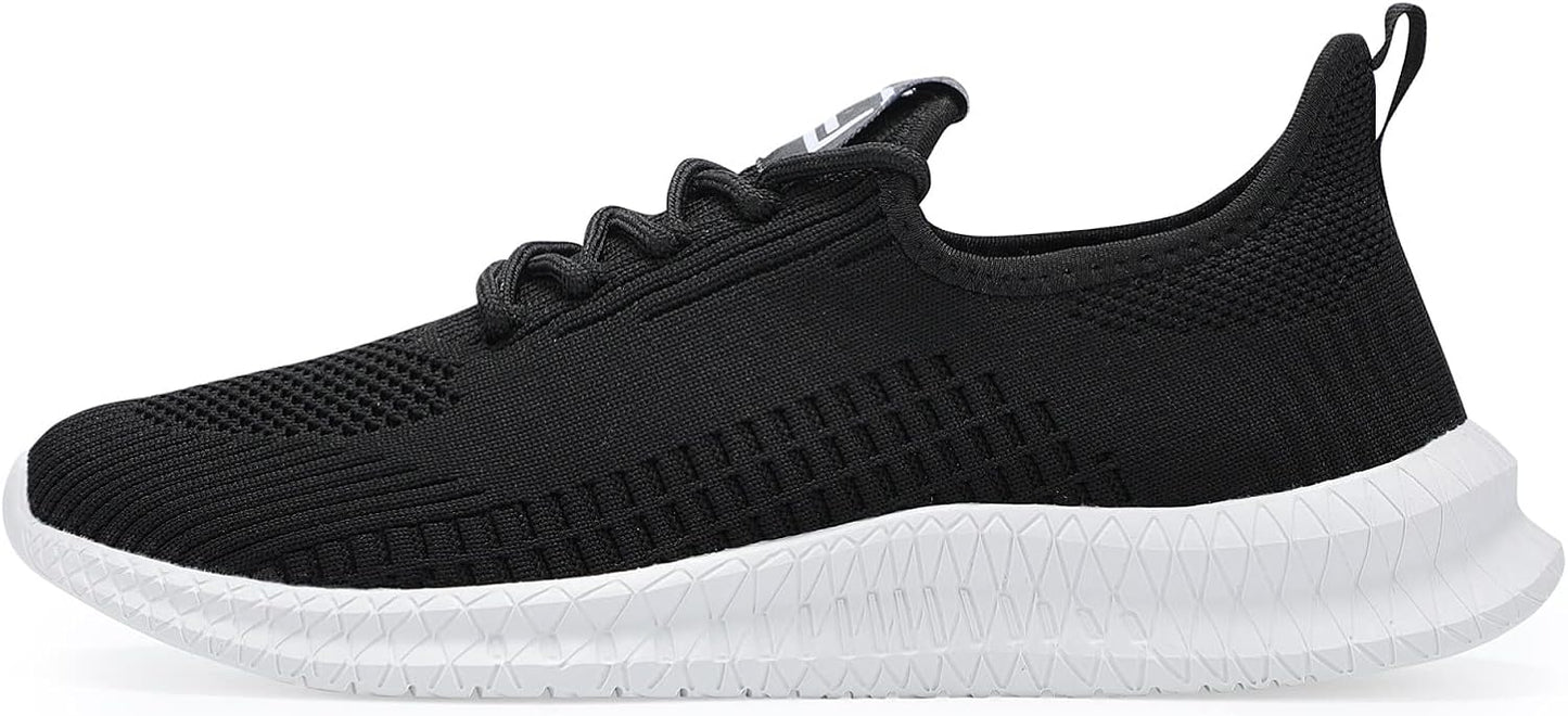 LCGJR Men's Running Shoes Ultra Lightweight Breathable Comfortable Walking Shoes Casual Fashion Sneakers Mesh Workout Shoes