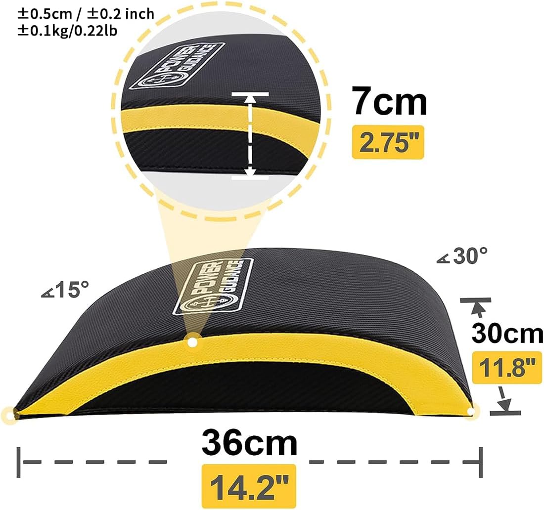 POWER GUIDANCE Ab Exercise Mat - Sit Up Pad - Abdominal & Core Trainer Mat for Full Range of Motion Ab Workouts