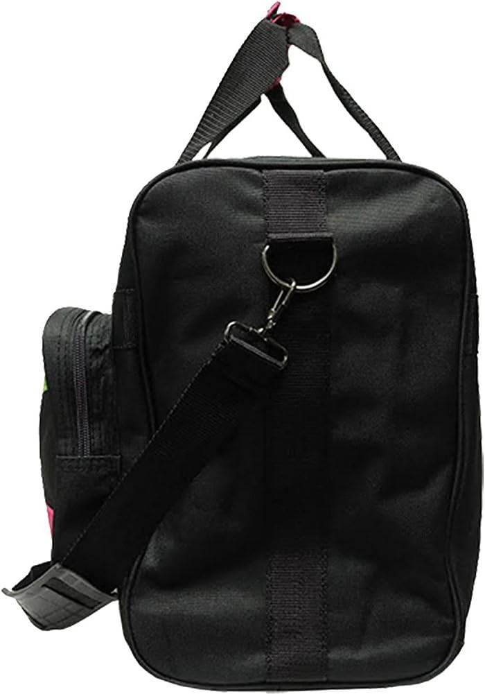 Pyramid Path Deluxe Single Tote Bowling Bag with Large Separate Compartment for Bowling Shoes (Up To US Mens Size 15) or Accessories - Holds One Bowling Ball