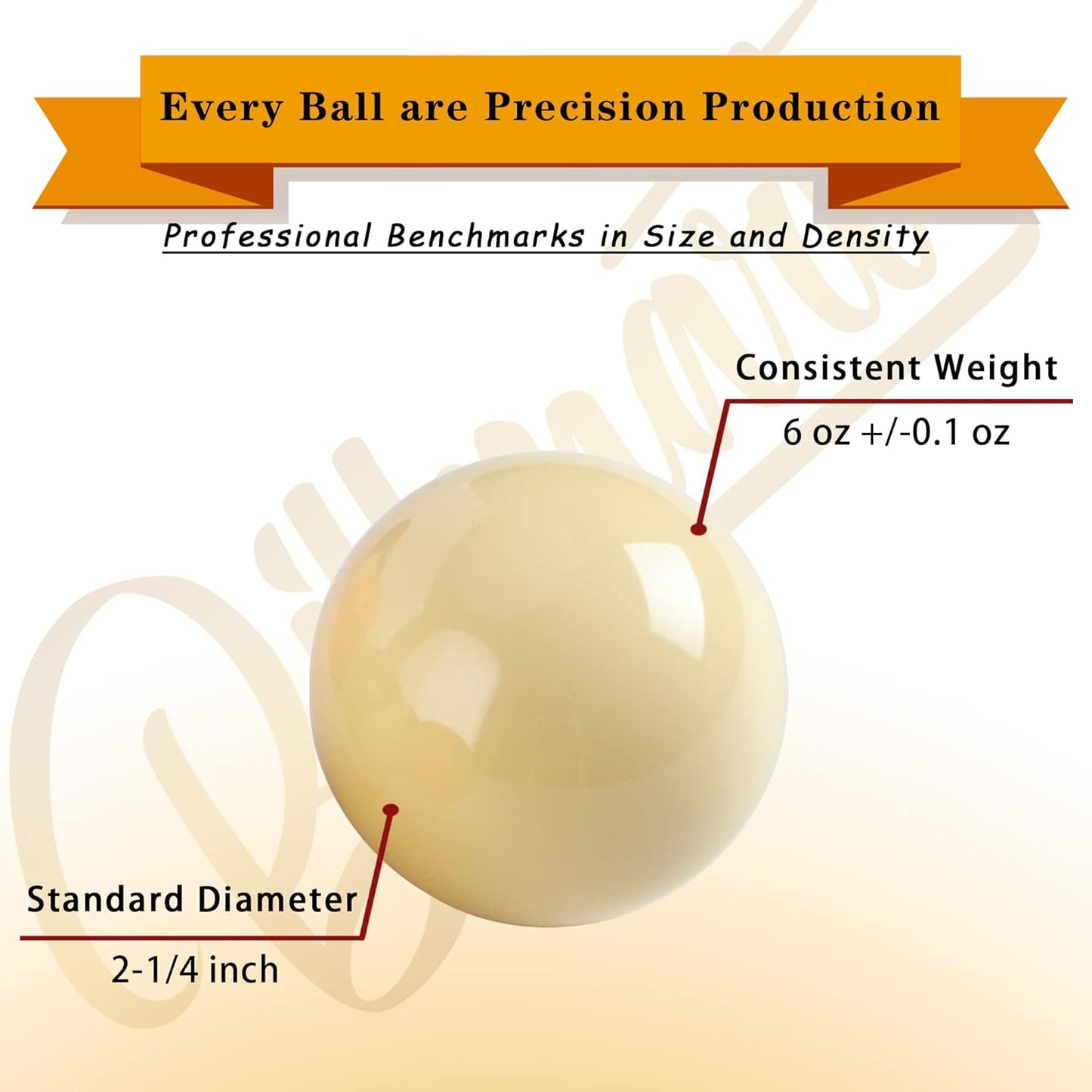 Premium Billiard Balls Pool Table Accessories 2-1/4" Regulation Size 16 Pool Balls Billiard Set