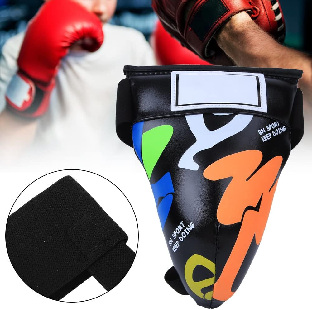 Groin Protector Boxing, Groin Guard, Boxing Body Protector, Graffiti Jockstrap Groin Guard Gear, for Boxing Sanda Taekwondo Training