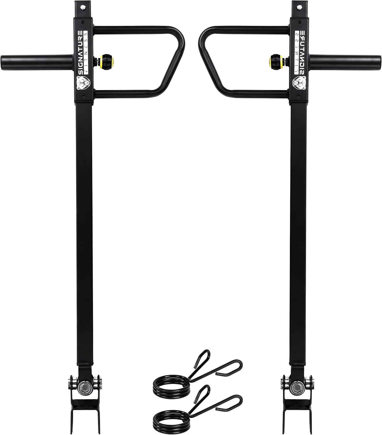 Upgraded Adjustable Jammer Arms, Lever Arms, Monolift Attachments Rated 600 LB Per Arm, Fits Racks at All Post Sizes and Hole Sizes, Pair