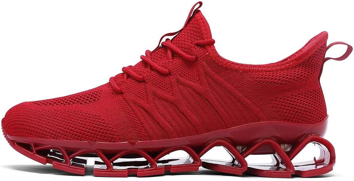 Mens Slip on Walking Running Shoes Blade Tennis Casual Fashion Sneakers Comfort Non Slip Work Sport Athletic Trainer