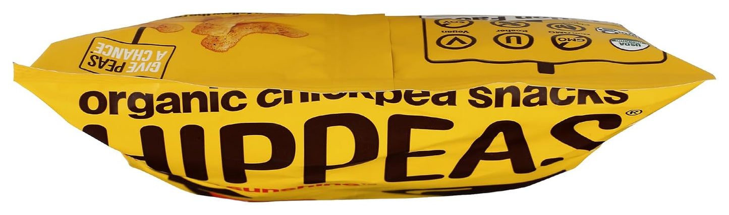 Hippeas Chickpea Puffs, Sriracha Sunshine, 4 Ounce (Pack of 1), 4g Protein, 3g Fiber, Vegan, Gluten-Free, Crunchy, Plant Protein Snacks