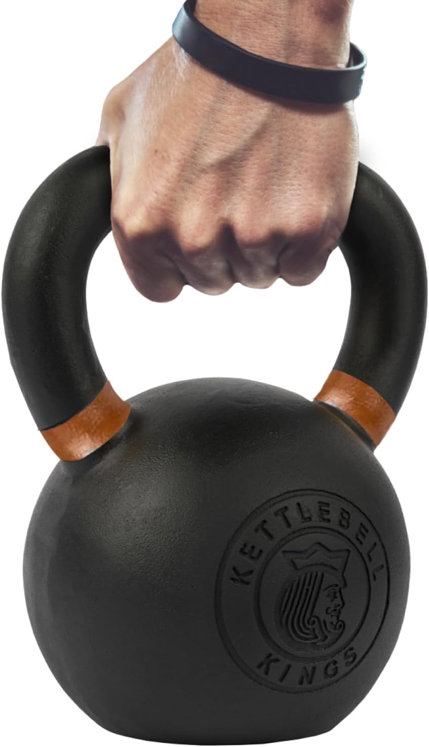 Kettlebell Kings Powder Coated Kettlebell Weights - 9-97 lb Strength Training Kettlebells for Men and Women - Hand Weights Workout Gym Equipment - Weights Set for Home Gym- New