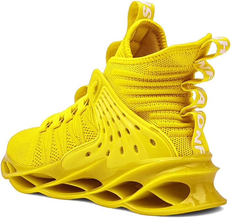 Hello MrLin Men's Running Shoes Non Slip Athletic Tennis Walking Blade Type Sneakers Hip Hop