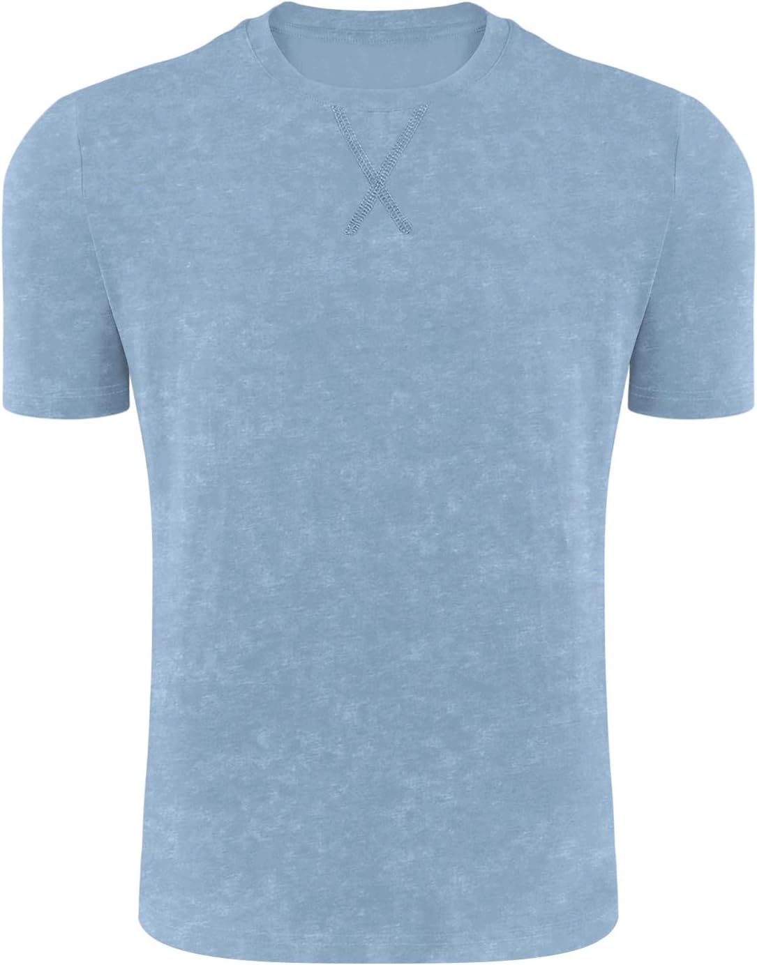 LOGEEYAR Men's Athletic Washed T-Shirts Basic Crew Neck Tees Tops Causal Distressed Cotton T Shirts for Men