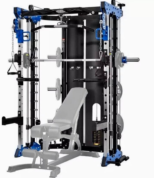 Smith Machine, Cables with Built in 160 kg Weights