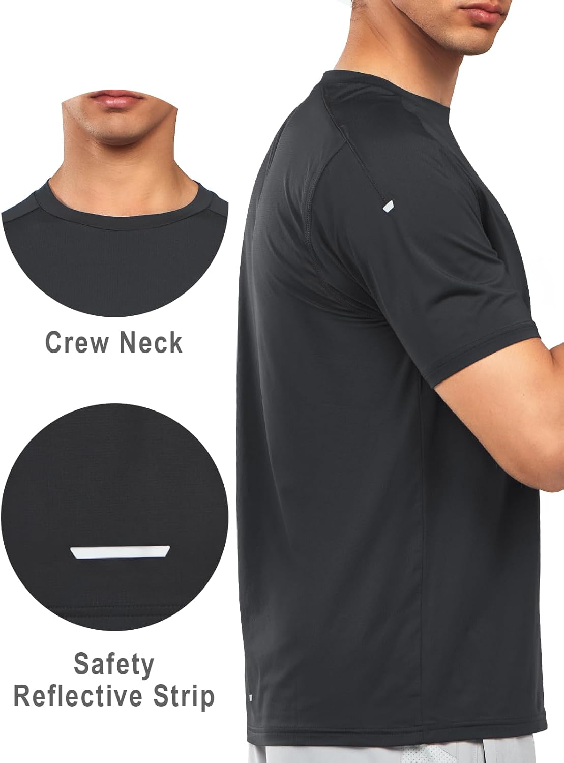 NORTHYARD Men's Athletic Running T-Shirts Quick Dry Workout Shirts Short-Sleeve Sports Gym Tee Tops Performance Activewear