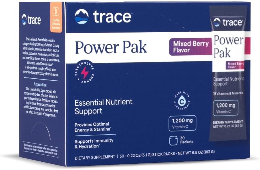 Trace Minerals Research ESPP18 - Electrolyte Stamina Power Pack, 0.6 lb (Mixed Berry)