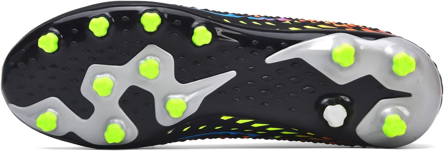 Mens Soccer Cleats Womens Indoor Soccer Shoes Wide Baseball Turf Shoes Adult Youth Rugby Shoes Big Boys Small Spikes AG TF Football Boots