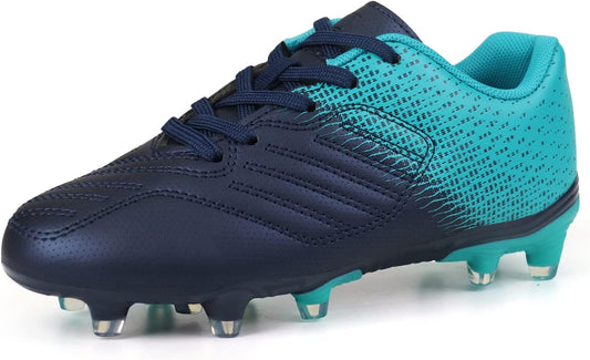 brooman Kids Soccer Cleats Boys Girls Athletic Outdoor Football Shoes