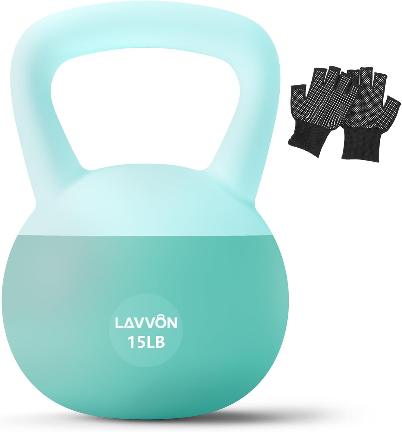 Soft Kettlebell - Cushioned Impact-Resistant Base and Anti-Slip, Kettle bell Anti-Slip Grip Weight for Home Workouts, Safe Strength Training Kettlebells Sets for Women & Men, With Non-slip Gloves