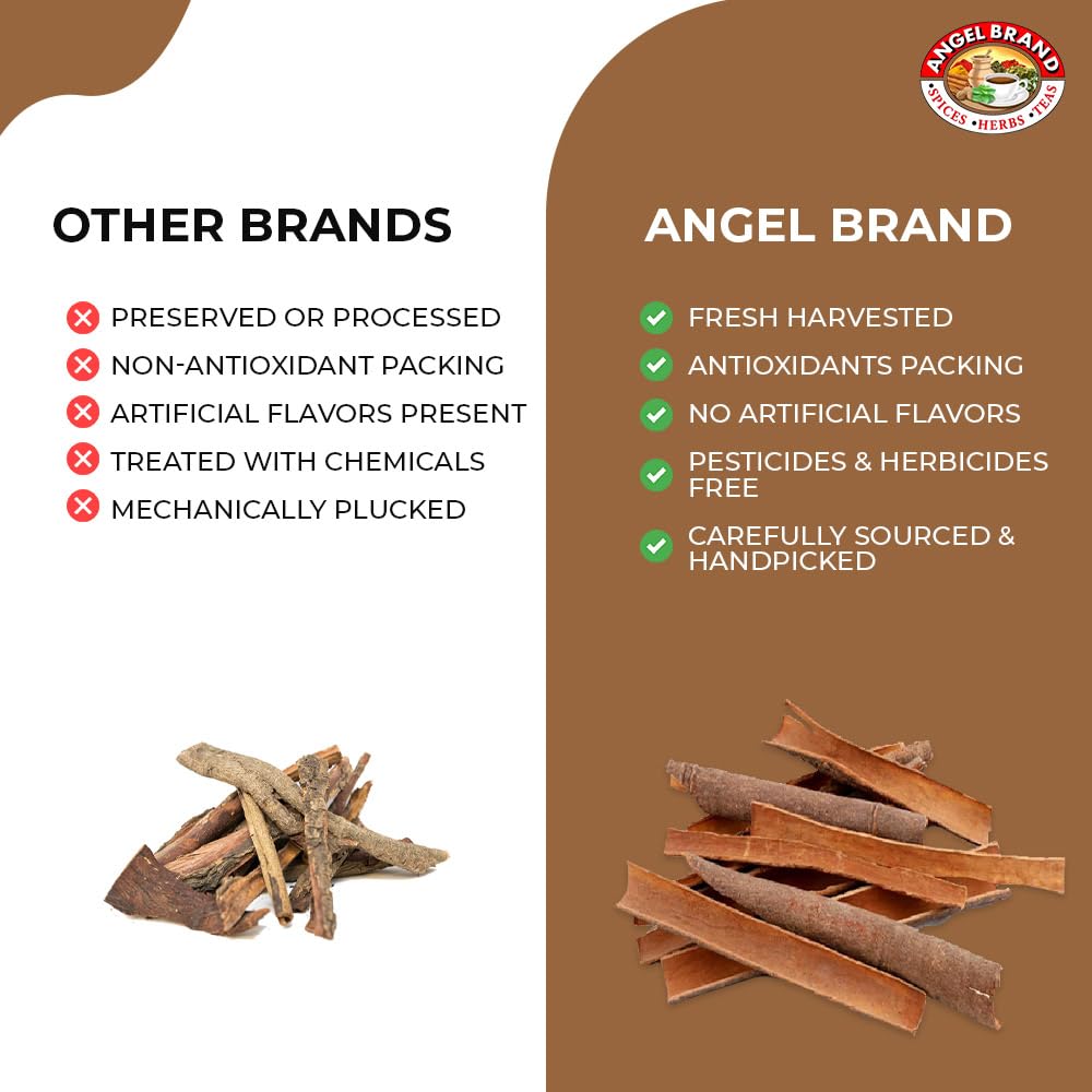 Angel Brand Mauby Bark 1.5 Lbs Pouch - Mauby Sourced from Finest Botanical Sources - Unique Blend of Bitter and Sweet Notes - Perfect for Crafting Traditional Mauby Drink, Sodas and Cocktails