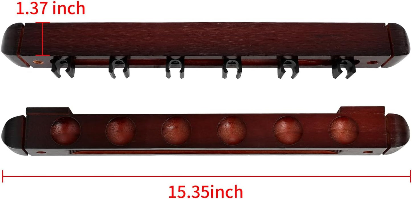 Pool Stick Holder - Wall Mounted with 6/8 Stick Capacity