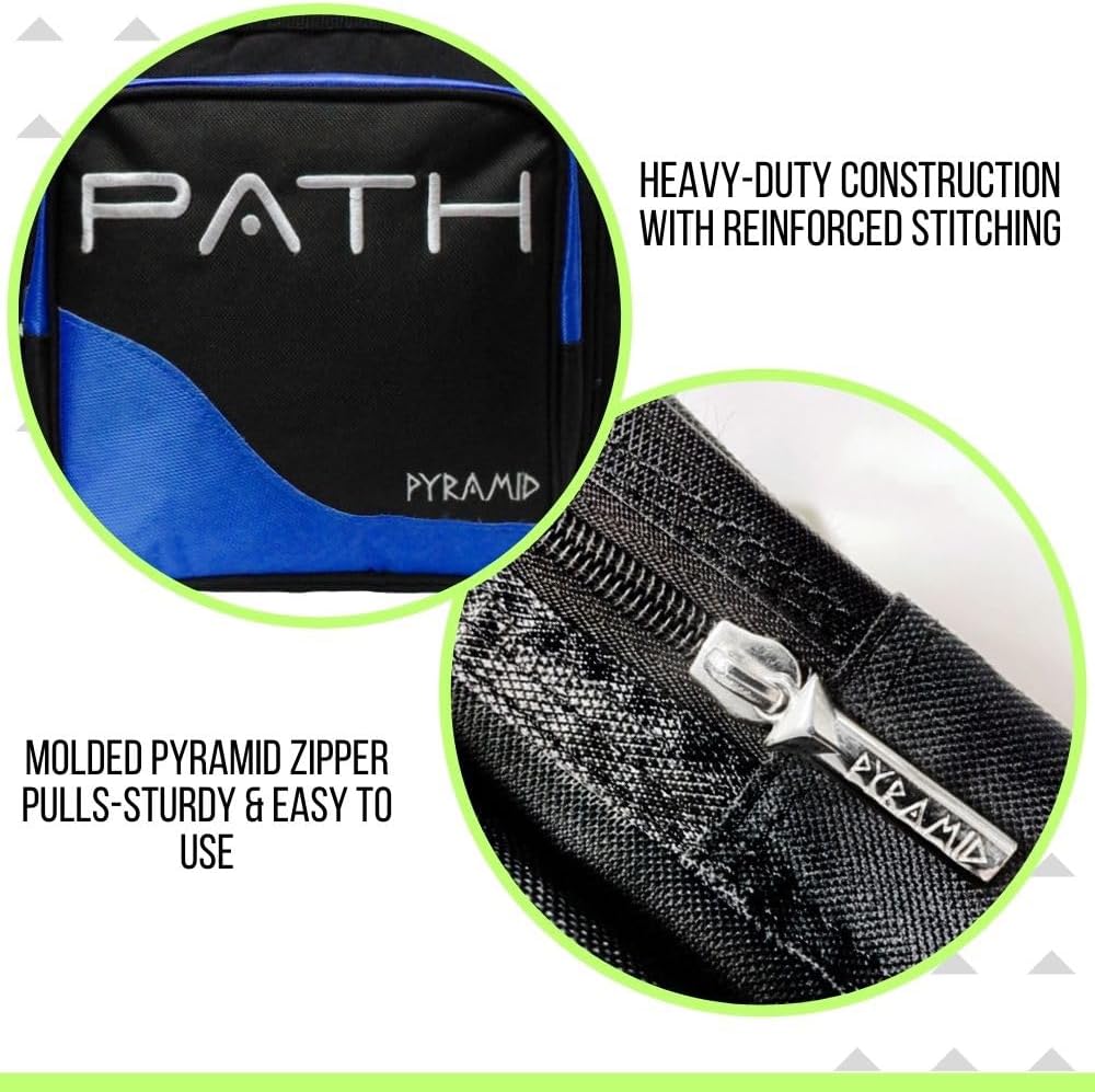 Pyramid Path Pro Deluxe Single Bowling Ball Tote - Holds One Ball, One Pair Shoes Up to Mens 15