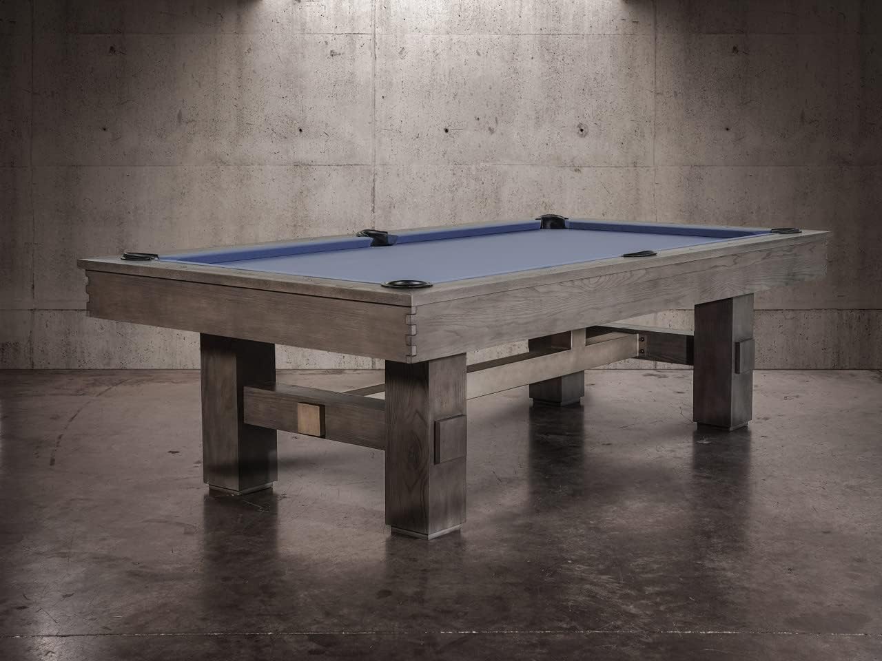 Nixon Billiards - Kemp Slate Billiard Pool Table - Grayson Gray/Weathered Slate - 7ft and 8ft