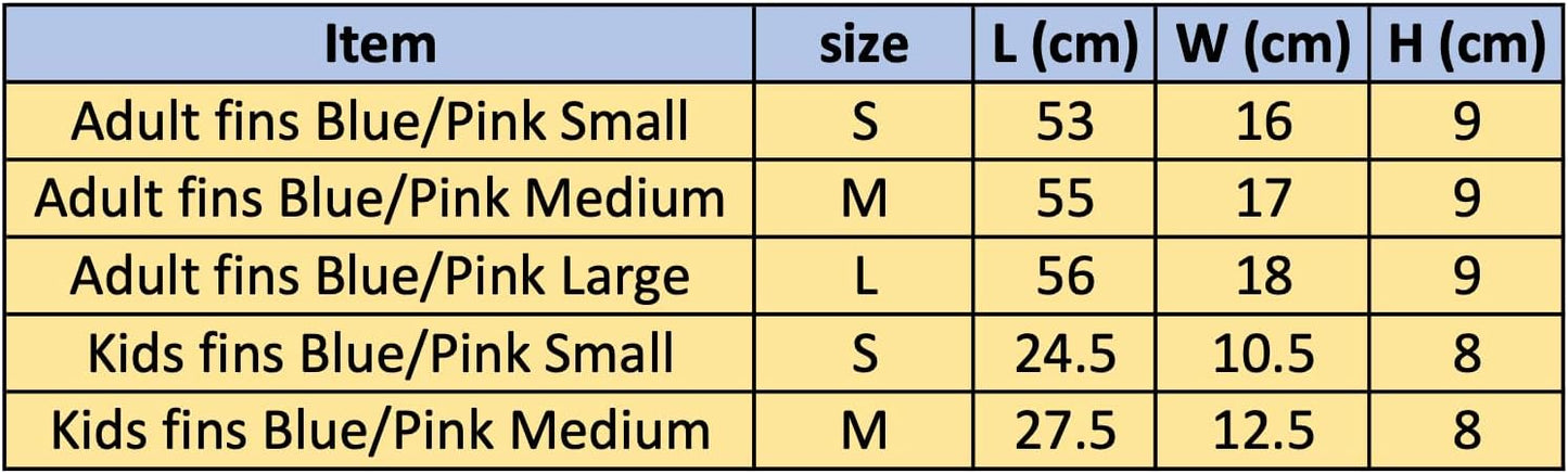 PRO IMPACT Swim Fins for Adults & Kids - Premium Scuba Diving Fins, Snorkeling Flippers for Men & Women - Versatile Swim Training Fins for Lap Swimming, Water Sports & Ocean Adventures