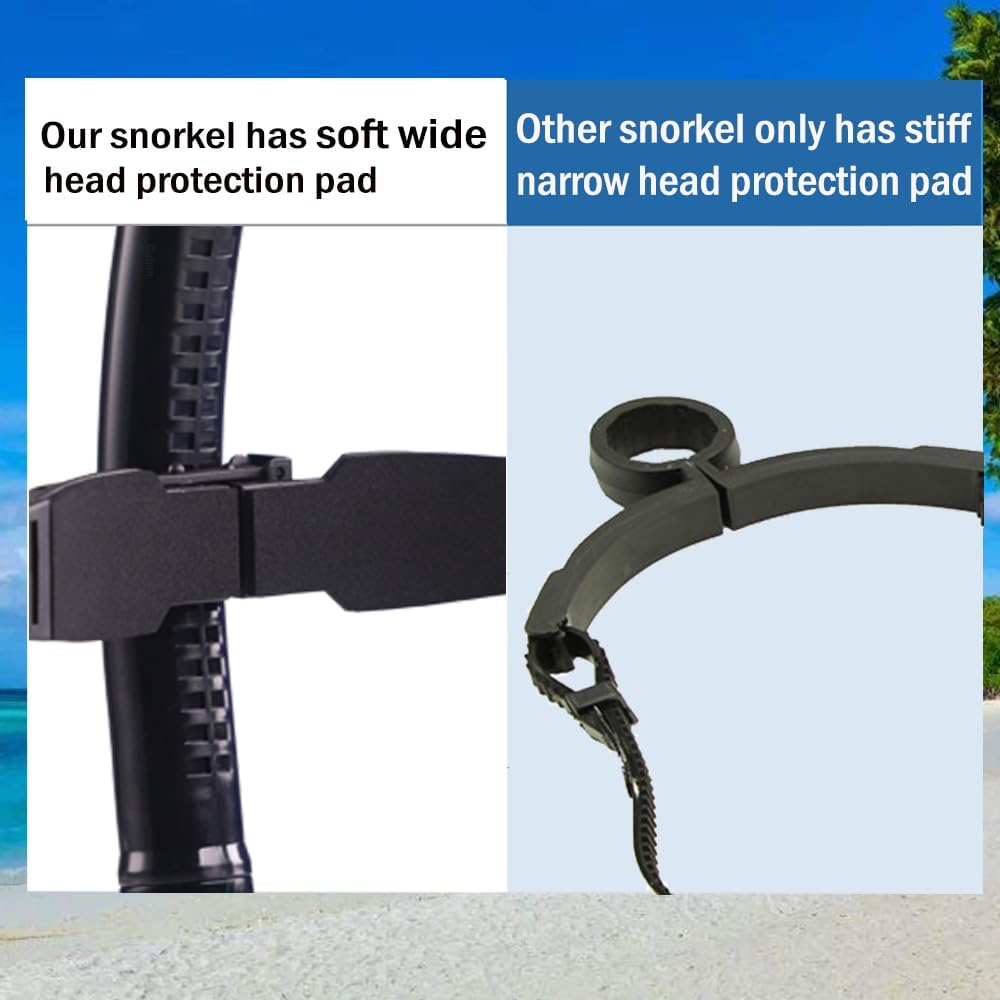 Swim Snorkel for Lap Swimming,No loud gurgling noise No hurt forehead No slip front swimming Snorkeling Training for adult/kid/youth,swimmer snorkle center Mount snorkel tube One-Way Purge Valve