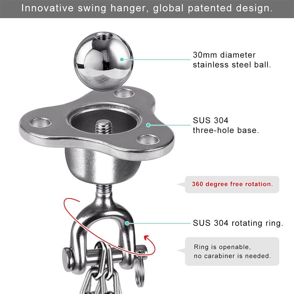 SELEWARE Boxing Punching Bag Hanger, Heavy Bag Hanger Bracket for Heavy Bag Boxing Muay Thai Training Hardware