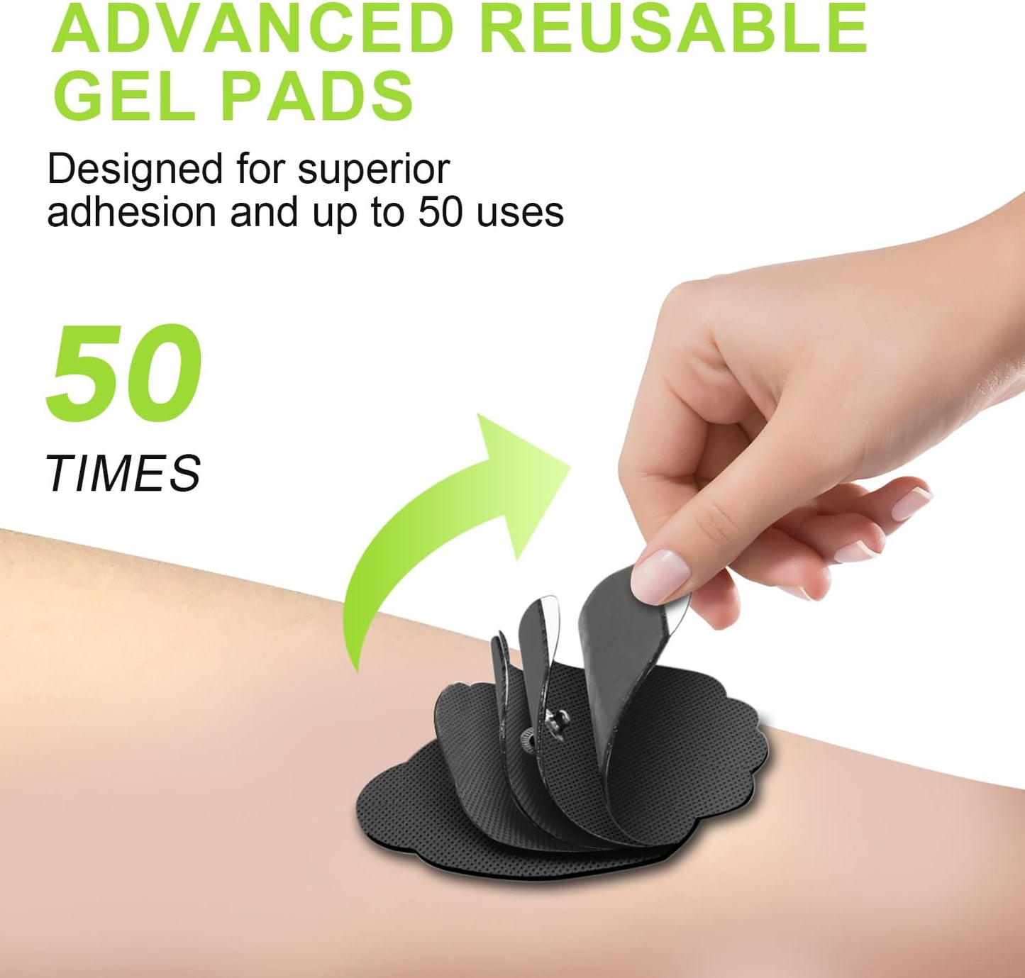 Dual Channel TENS EMS Unit Large Screen 24 Modes 36 Levels Intensity Muscle Stimulator, Rechargeable Electric Pulse Massager TENS Machine for Lower Back Neck Shoulder Pain Relief with 10 Pads