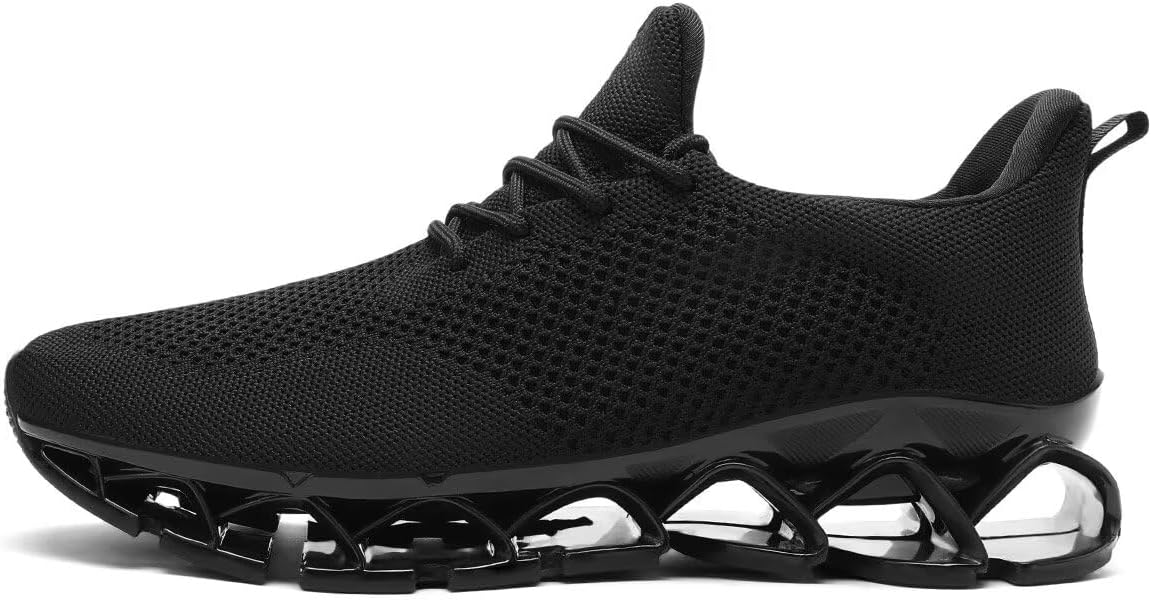 Men's Running Shoes Blade Tennis Walking Fashion Sneakers Breathable Non Slip Gym Sports Work Trainers