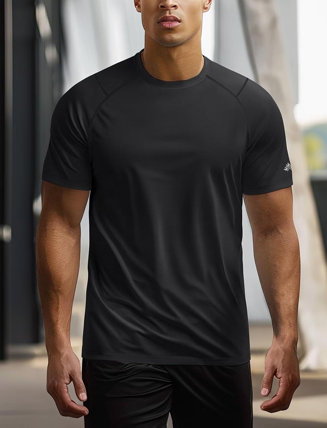 Zengjo Mens Athletic Shirts Short Sleeve Quick Dry Gym Workout Running Exercise T-Shirt Moisture Wikcing Sports Tee Top