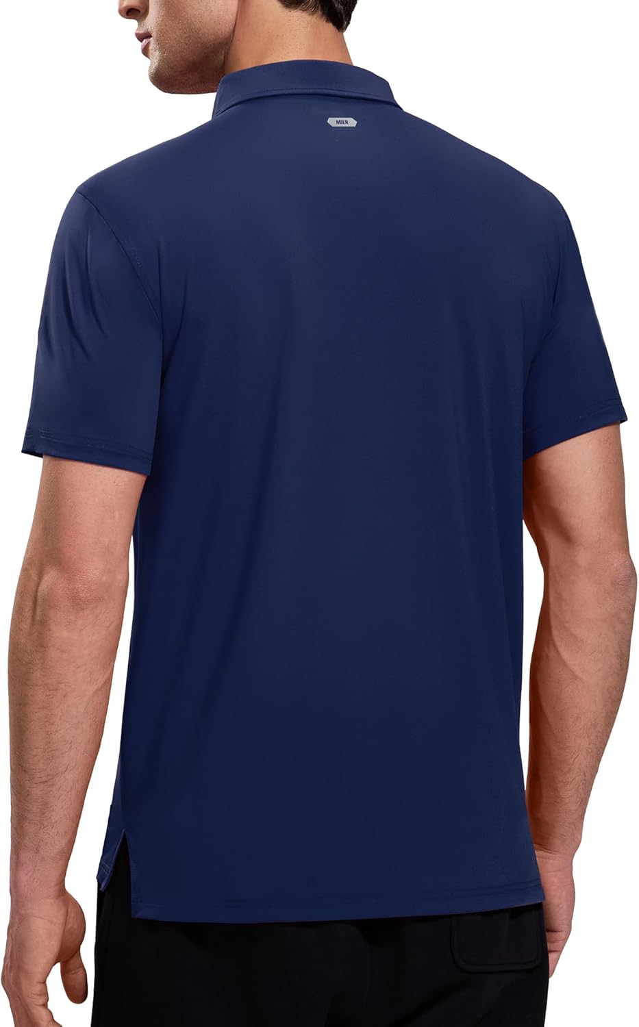 MIER Polo Shirts for Men Short Sleeve Dry Fit Performance Golf Tennis Active Collared Shirts, UPF 50+ Sun Protection