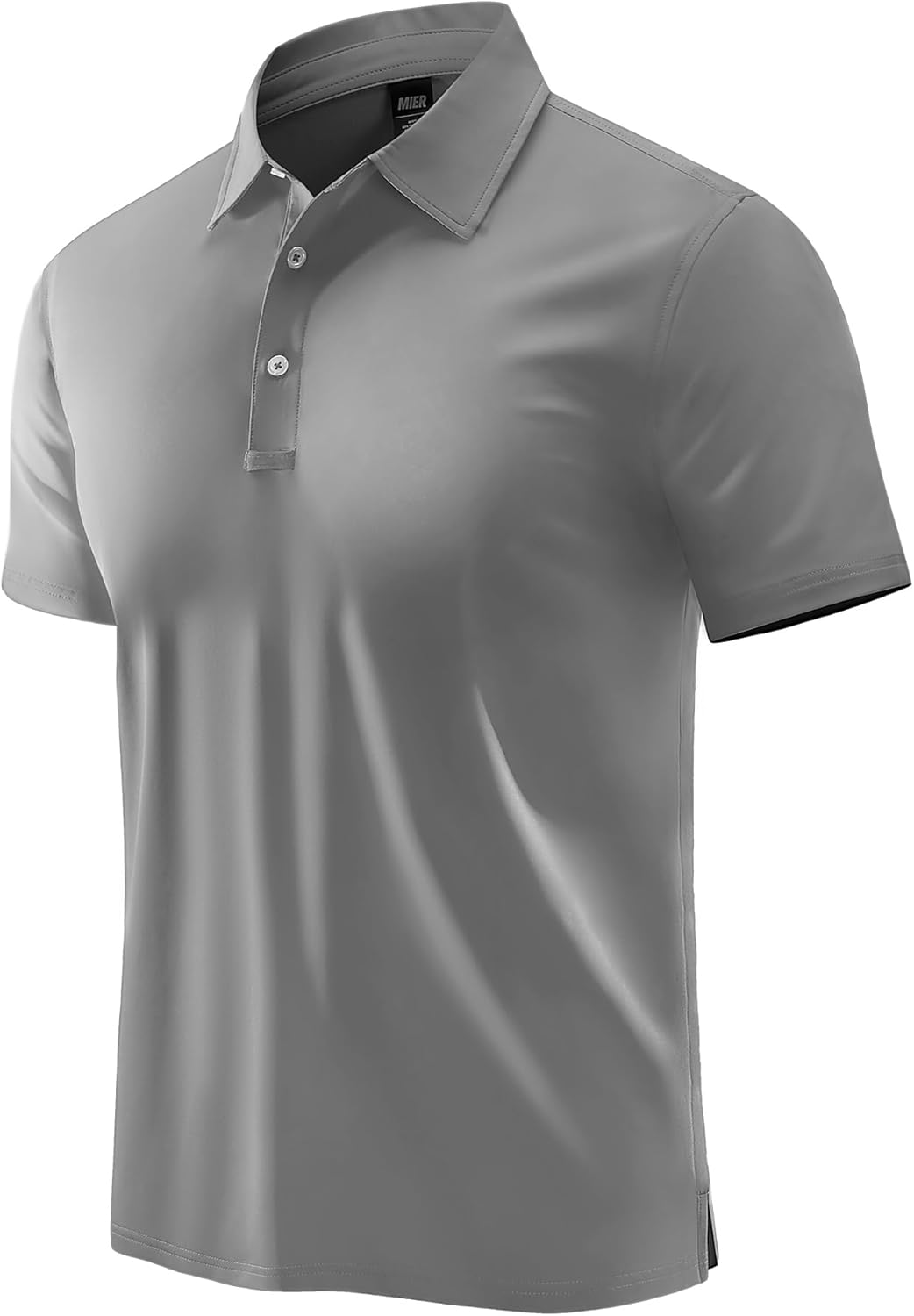 MIER Polo Shirts for Men Short Sleeve Dry Fit Performance Golf Tennis Active Collared Shirts, UPF 50+ Sun Protection