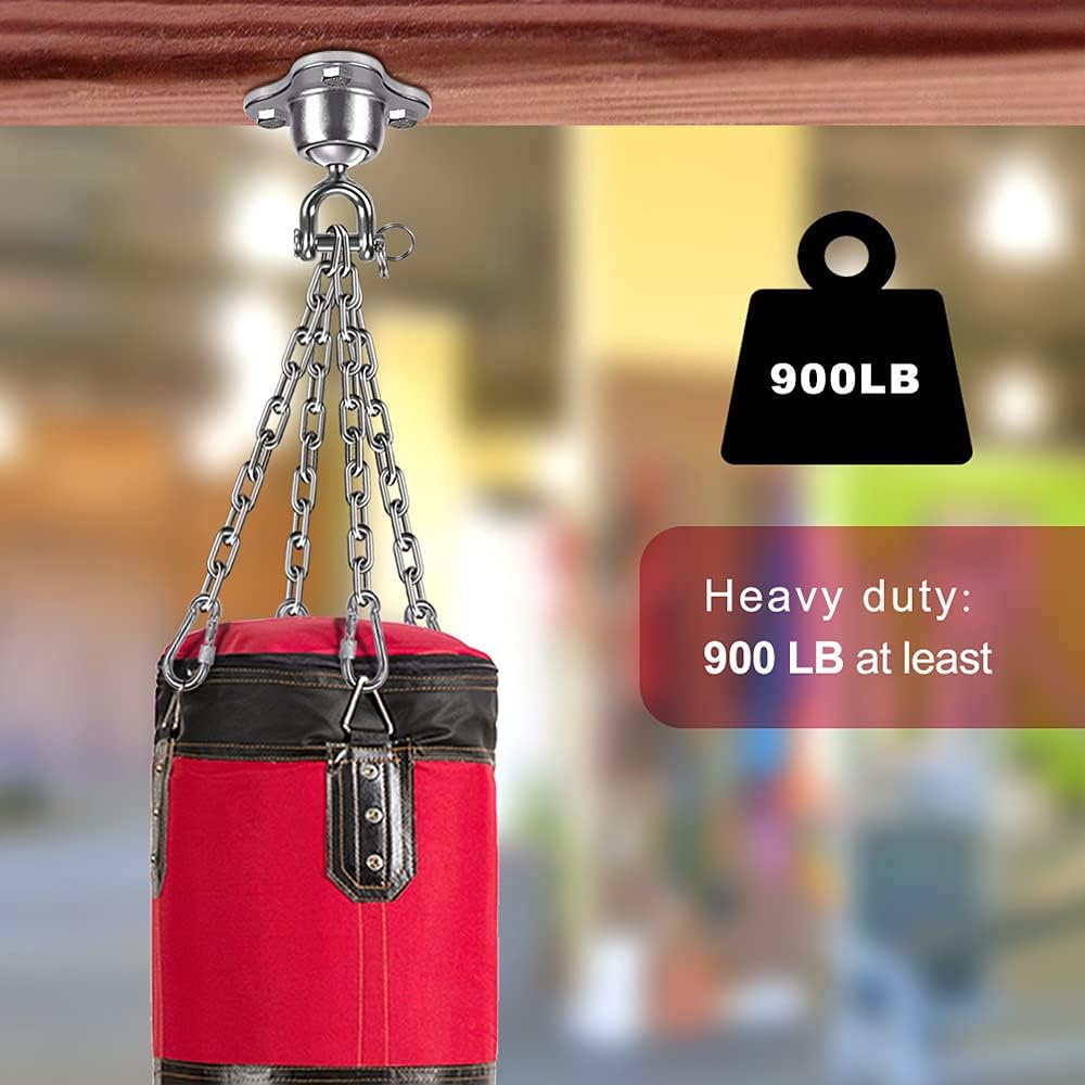 SELEWARE Boxing Punching Bag Hanger, Heavy Bag Hanger Bracket for Heavy Bag Boxing Muay Thai Training Hardware