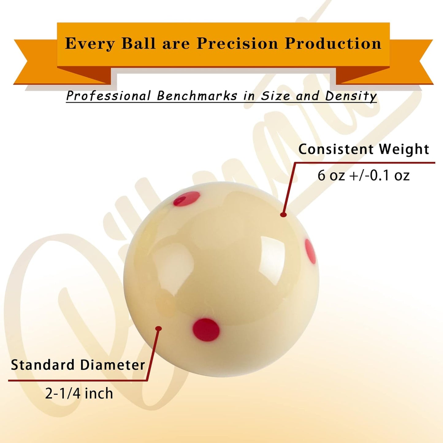 Premium Billiard Balls Pool Table Accessories 2-1/4" Regulation Size 16 Pool Balls Billiard Set