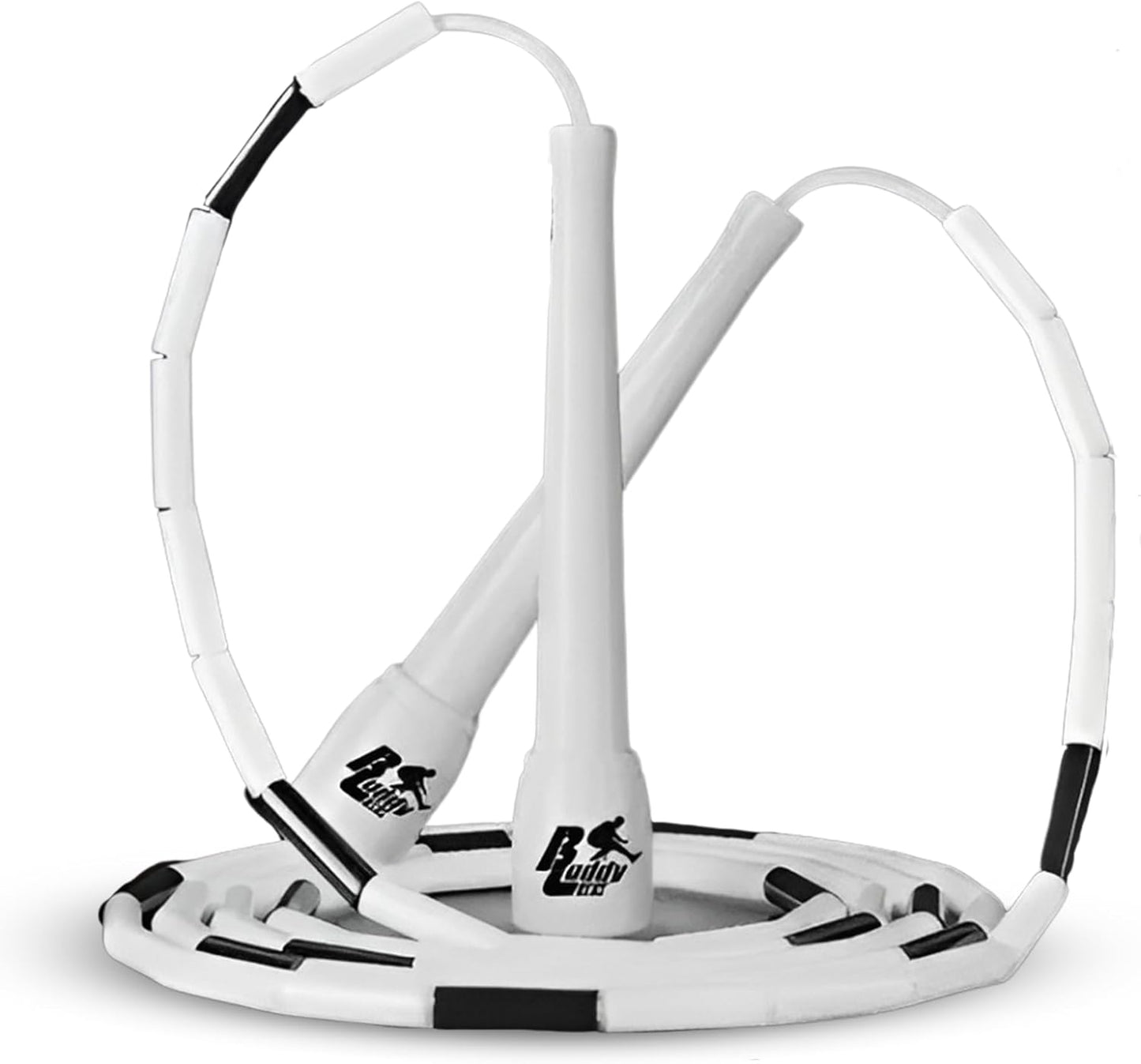 Buddy Lee New Beaded Jump Rope – Adjustable Skipping Rope for Kids & Adults – Durable, Tangle-Free Fitness Jump Rope with Ergonomic Handles for Cardio, Training & Outdoor Workouts