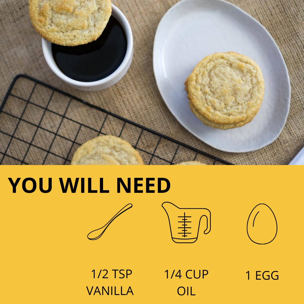 Good Dees Low Carb Baking Mix, Sugar Cookie Mix, Keto Baking Mix, No Sugar Added, Dairy-Free, Gluten Free, Soy-Free, Diabetic, Atkins & WW Friendly - (2g Net Carbs, 12 Servings (Sugar)