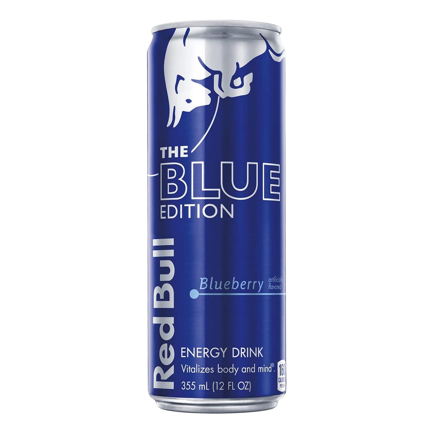Red Bull Blue Edition Energy Drink, Blueberry, with 114mg Caffeine plus Taurine & B Vitamins, 12 Fl Oz, Pack of 4 Cans