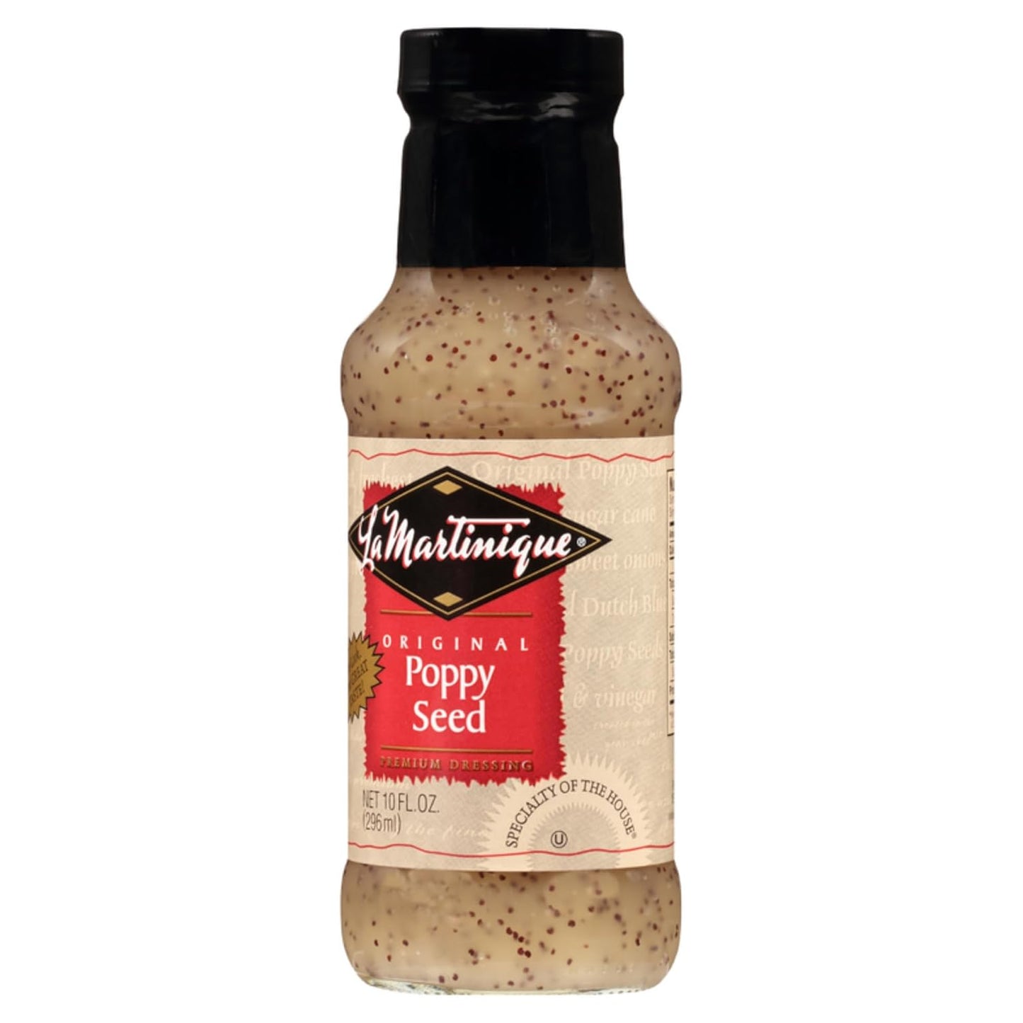 La Martinique Original Poppy Seed Dressing 10 Ounce Bottle (Pack of 1)