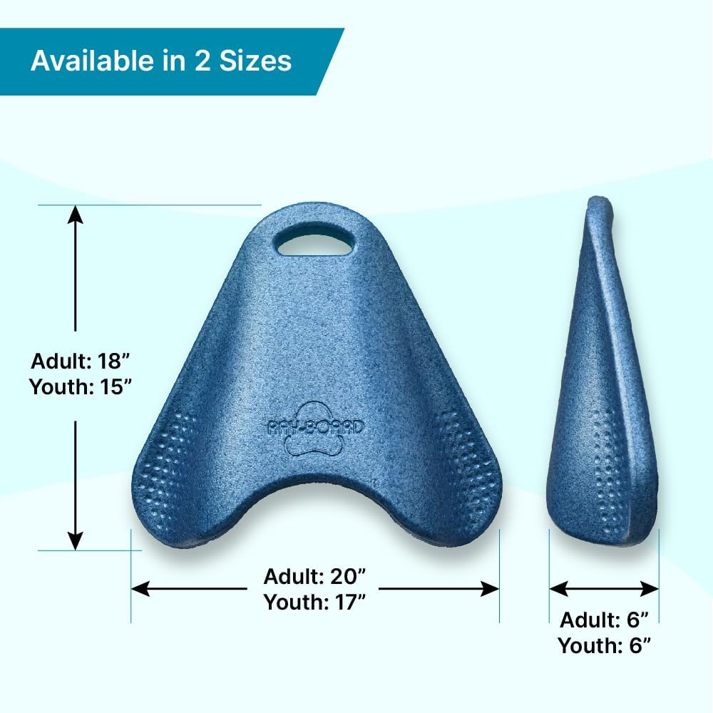 Swim Kickboard: Ergonomic for Comfort and Performance- Promotes Natural Swimming Position, Supportive Kick Board | Advanced Workout and Training Equipment for Pool