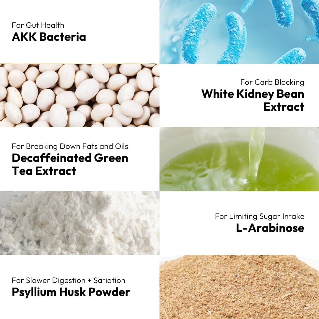 BigVita Slim+ | Supports Healthy Metabolism, Gut Health & Carb Blocking - Vegan, Hormone-Free, 90 Capsules