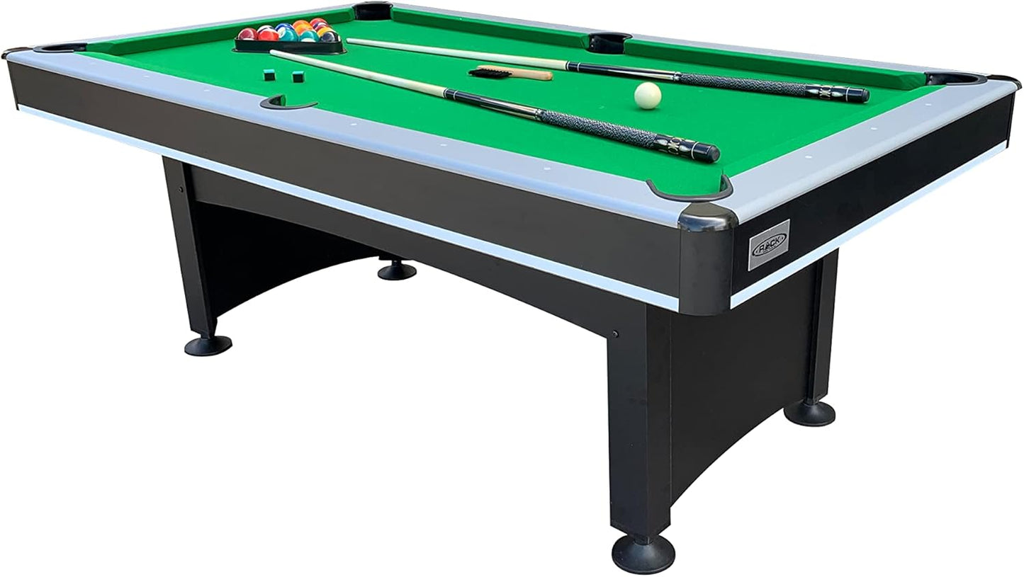 RACK Scorpius 7-Foot Multi Game Billiard/Pool with Table Tennis - The Ultimate Entertainment for Friends and Family!