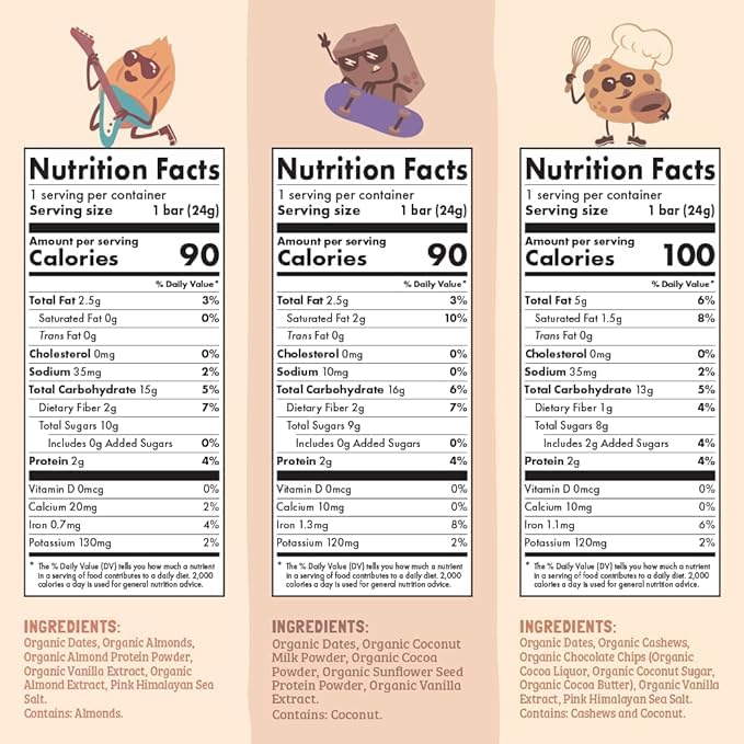 Skout Organic Dessert Inspired Kids Snack Bar Variety Pack (18 Pack) | Organic Kids Snack Bars | School Snacks & Lunch Snacks | Vegan & Paleo | Gluten, Dairy, Grain Free…