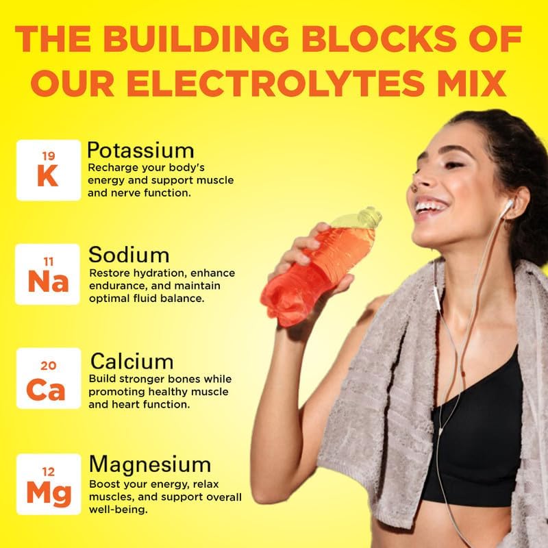 Keto Vitals Electrolytes Powder - Sugar Free Keto Electrolytes Powder with Potassium, Magnesium, Sodium, & Calcium - No Sugar Electrolyte Drink Mix & Hydration Powder, 60 Servings, Raspberry Lemonade