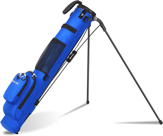 MAZEL Lightweight Golf Bag for Men – Easy to Carry Golf Clubs Bag with Shoulder Strap,Pitch n Putt Golf Stand Bag for Driving Range,Par 3 and Executive Courses - Fit Up to 8 Clubs
